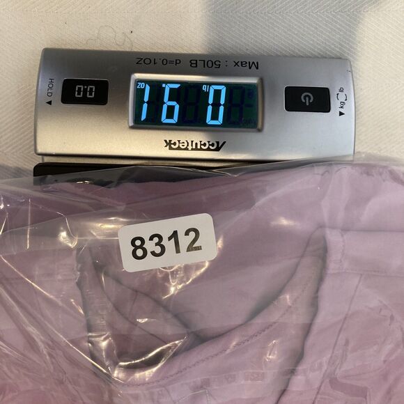 Figs Womens Large Casma Three Pocket Scrub Top Chalk Pink Limited FW1100 Medical - Picture 10 of 12